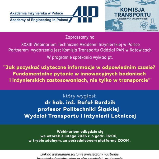 XXIII Webinarium Techniczne Akademii Inżynierskiej