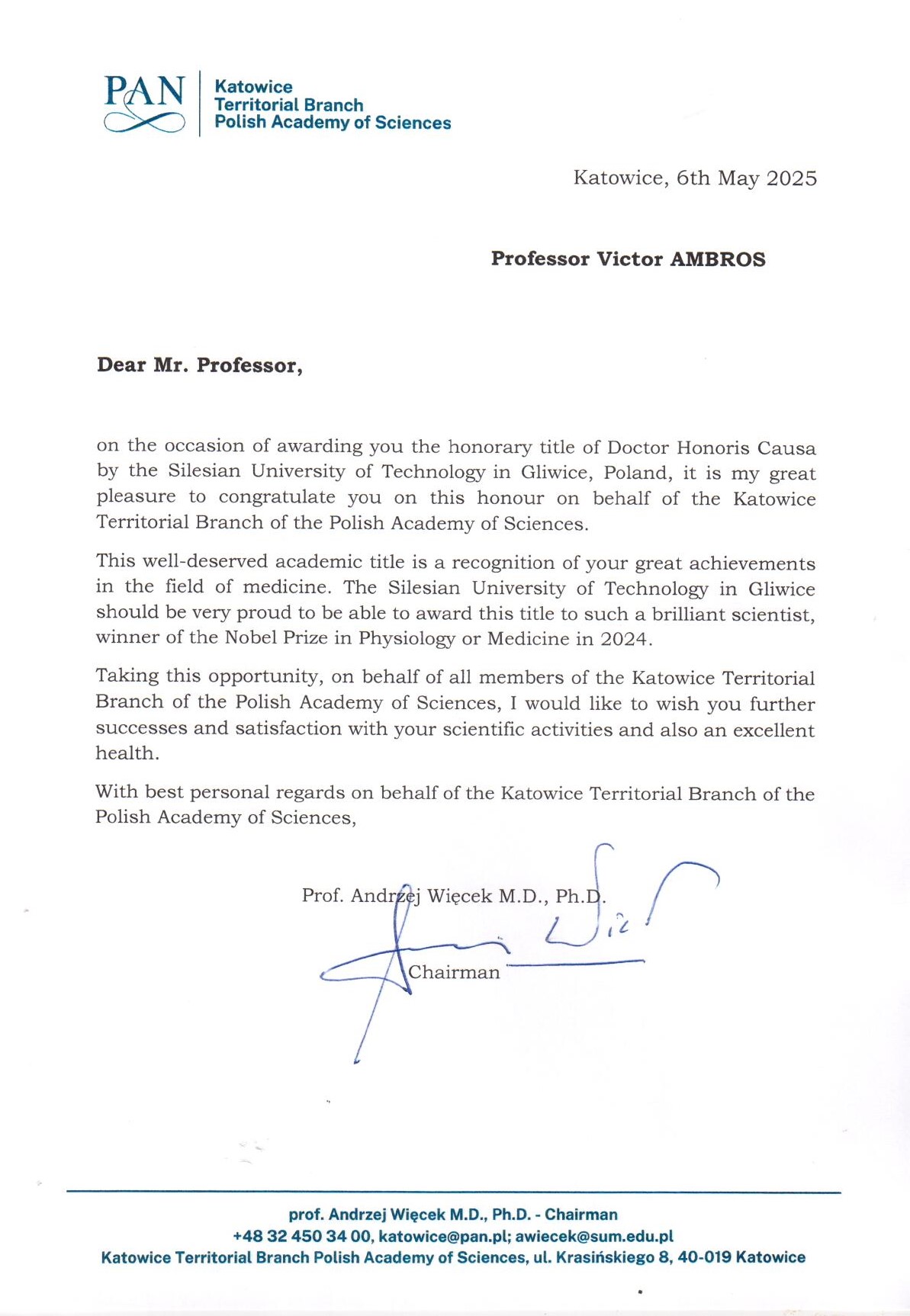 prof. Ambros